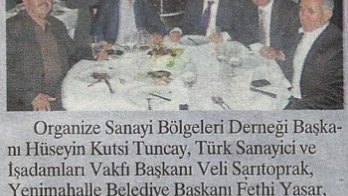 Başkanlar Trilye’deydi - 16 Kasım 2012 Milliyet Ankara