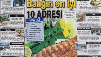 Balığın En İyi On Adresi - 4 Kasım 2012 Posta Gazetesi Karnaval Eki