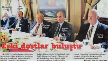 Demirel Trilye'de Eski Dostlarıyla Buluştu - 26 Şubat 2012 Hürriyet Gazetesi