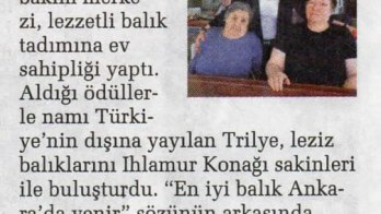 Trilye'nin Balığı Huzurevindeydi - 11 Haziran 2016 Sabah Ankara
