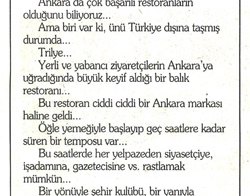 Bir Ankara Markası - 27 Eylül 2012 Milliyet Ankara - Ayhan Aydemir köşe yazısı
