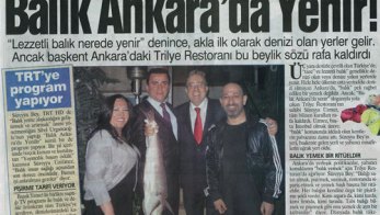 Balık Ankara'da Yenir! - 5 Haziran 2012 Güneş Gazetesi