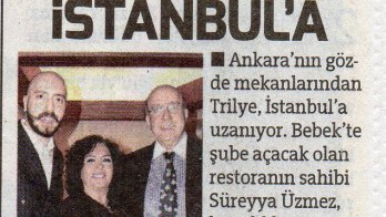 Ankara Lezzetleri Artık İstanbul'da - 9 Mart 2017 Hürriyet Kelebek